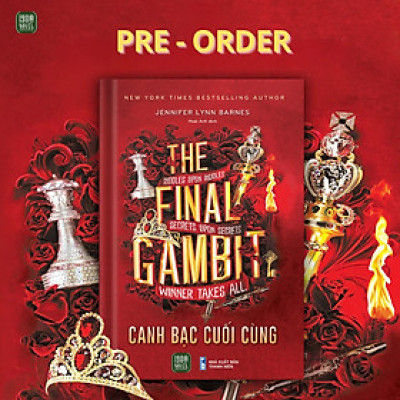 (Bookmark 4 màu in 2 mặt) (New York Times best seller)  THE FINAL GAMBIT - CANH BẠC CUỐI CÙNG - Jennifer Lynn Barnes - 1980books