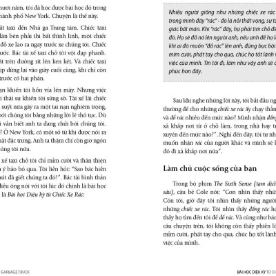 Sách Bài Học Diệu Kỳ Từ Chiếc Xe Rác (Khổ Lớn) (Tái Bản)