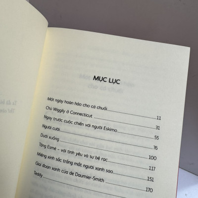 CHÍN TRUYỆN NGẮN - J. D. Salinger – Anh Thư dịch – Nhã Nam – NXB Hội Nhà Văn