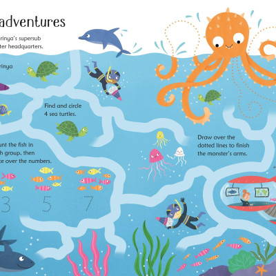 Wipe-Clean Superhero Activities