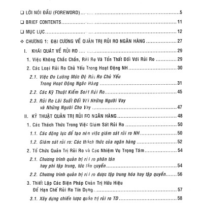 Quản Trị Rủi Ro Ngân Hàng Trong Nền Kinh Tế Toàn Cầu