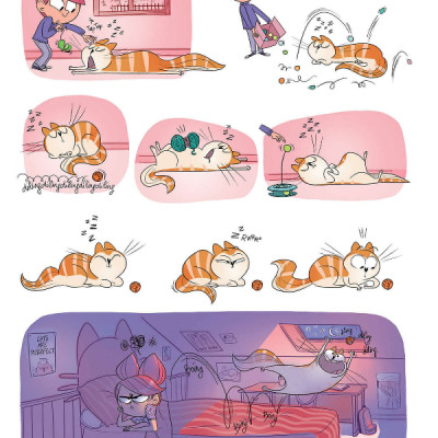 Cat And Cat #1: Girl Meets Cat