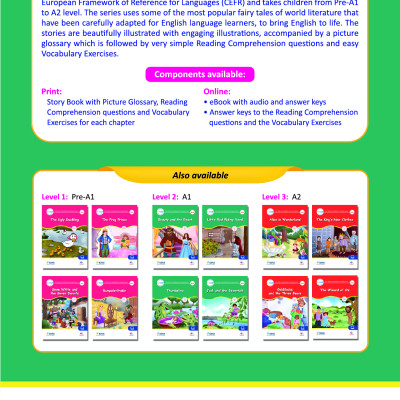 Combo truyện đọc Fairy Tales Graded Readers - CEFR A1