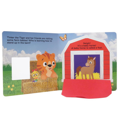 Sách ngoại văn: Felt Flaps - Baby Einstein Discover A Farm