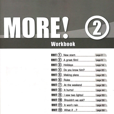 More! Level 2 Workbook with Audio CD Reprint Edition