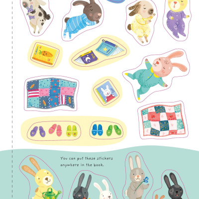 Little First Stickers Bunnies