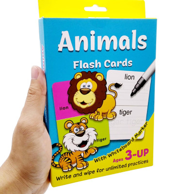 Write & Wipe Flash Cards - Animals