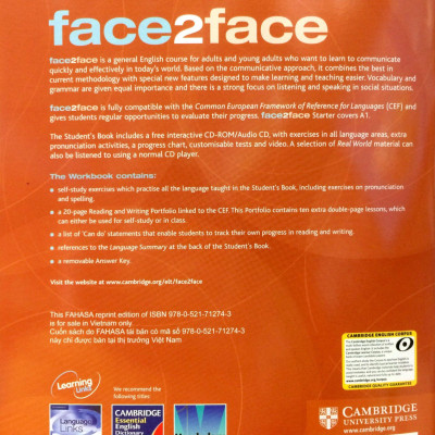 Face2face Starter Workbook with Key