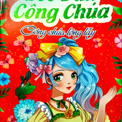 Combo Bộ Bóc Dán Công Chúa Xinh Đẹp - Bộ 9 Cuốn + Tặng Túi Mù Ngẫu Nhiên