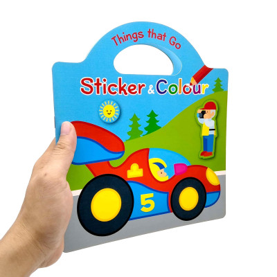 Things That Go Sticker & Colour: Cars
