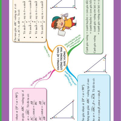 Sách - Làm Chủ Kiến Thức Toán Bằng Sơ Đồ Tư Duy Lớp 9 - Luyện Thi Vào 10 Phần Hình Học Và Xác Suất