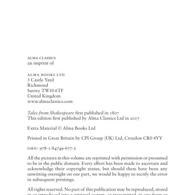 Tales From Shakespeare (Alma Junior Classics)