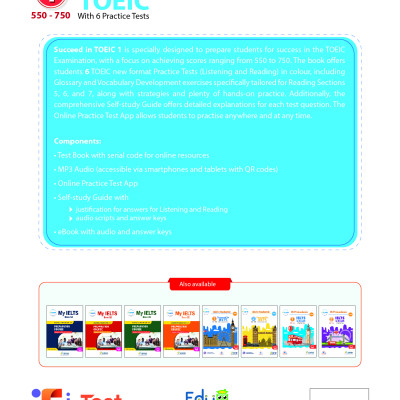 Succeed in TOEIC 1 (550-750) with 6 Practice Tests - New Revised format 2018