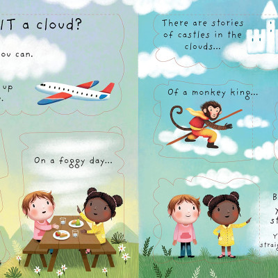 Sách tương tác tiếng Anh- Lift-the-flap Very First Questions and Answers What are clouds?