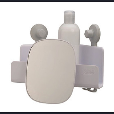 Joseph Joseph - Kệ đựng đồ góc nhà tắm có gương cao cấp EasyStore Corner Shower Shelf with Removable Mirror 988376