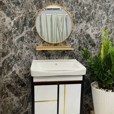 Tủ lavabol Nhôm Mini Juno Sofa KT 52 x 36 cm kèm đủ phụ kiện lắp đặt