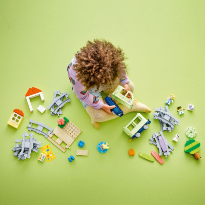 LEGO DUPLO 10427 Đồ Chơi Lắp Ráp Tàu Lửa Phiêu Lưu Tương Tác (57 chi tiết)