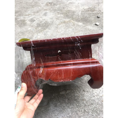 Kỷ chân quỳ 2 tầng kê tượng gỗ hương cao cấp