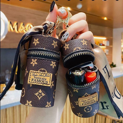 Móc khóa da - túi  đựng  đa năng ,son môi mini , tai nghe nhỏ gọn và tiện lợi