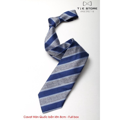 Cavat 8cm bản lớn Hàn Quốc cao cấp, nhiều mẫu - Tặng kèm hộp Full box