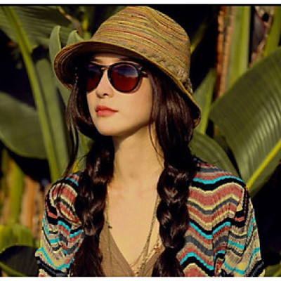 NÓN PHỚT CAO BỒI MIỀN VIỄN TÂY, MŨ PHỚT CAO BỒI NAM NỮ ĐI BIỂN GẤP GỌN Dona21052201