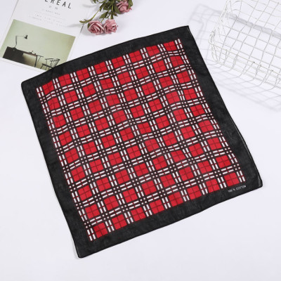 Khăn bandana turban kích thước 54x54cm nhiều mầu sắc - BND07 ô Vuông nhỏ