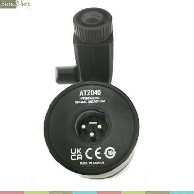 Audio-Technica AT2040 - Micro Dynamic Hypercardioid Cho Podcasting, Phát Trực Tiếp, Lồng Tiếng, Thu Âm Nhạc Cụ - Hàng chính hãng