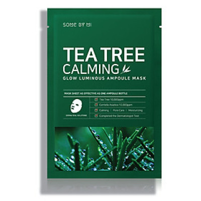 Combo 5 Mặt Nạ Chiết Xuất Tràm Trà Làm Dịu Da, Giảm Mụn Some By Mi Tea Tree Calming Sheet Mask 25g x5
