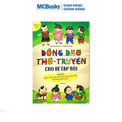 Sách - Đồng Dao Thơ Truyện Cho Bé Tập Nói