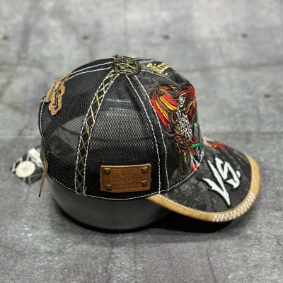 Nón nam, mũ lưỡi trai Song kê phối vải jeans form đẹp thời trang đường phố