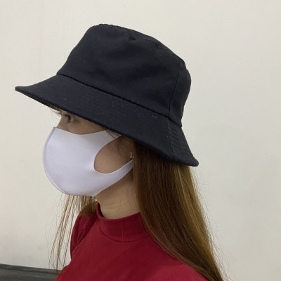 Mũ Tai Bèo Bucket Trơn - đen