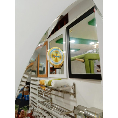 Gương soi Kibath hình chiếc lá KT 50x100 cm, KB-227