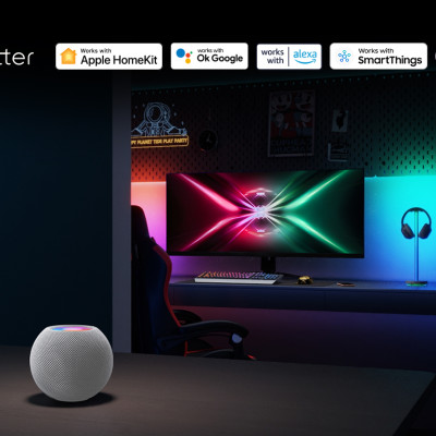 Set 2 Đèn thanh RGB thông minh đa năng Yeelight Beam - Hỗ trợ Matter, Homekit - Game sync, Music sync