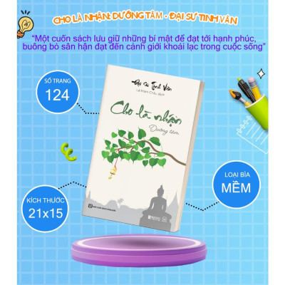 Sách - Cho Là Nhận - Dưỡng Tâm - Đại Sư Tinh Vân