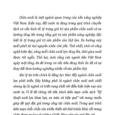 Kỹ Thuật Nuôi Lợn Khoa Học, An Toàn Và Hiệu Quả (Tái bản 2024)