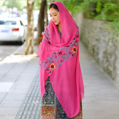 Khăn choàng thêu đa năng phong các vintage dễ thương SKC52