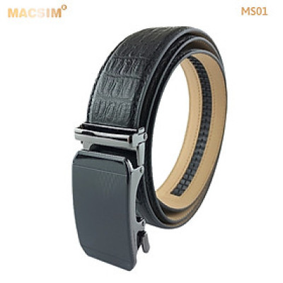 Thắt lưng nam da thật cao cấp nhãn hiệu Macsim MS24