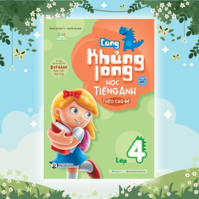 Sách - Cùng Khủng Long Học Tiếng Anh Theo Chủ Đề Lớp 4 - Megabook