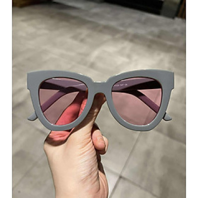 Kính râm Mắt mèo bản to gọng nhựa sành điệu (Màu hồng)