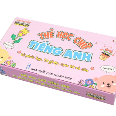 Sách - Flash Card Tiếng Anh - Từ Phức Tạp, Từ Ghép, Cụm Từ Và Câu