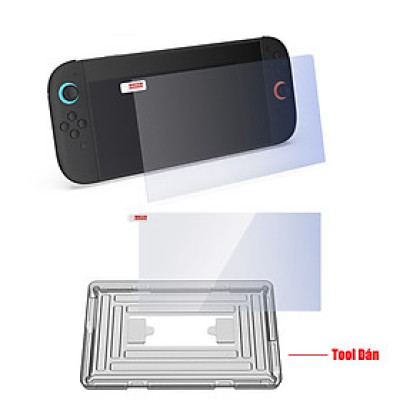 Kính Cường Lực bảo vệ màn hình Chống ánh sáng xanh Chống vân tay cho Nintendo Switch 2 - Hàng Chính Hãng