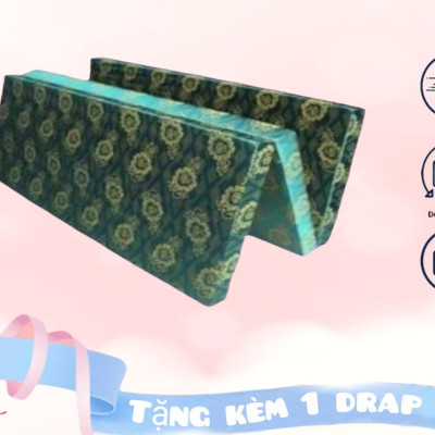 Nệm Gòn Galaxy Cao Cấp Gấp 3 Dày 10cm Đủ Size ( Giao Màu Ngẫu Nhiên )