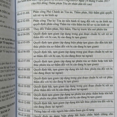 Sách So Sánh - Đối Chiếu Bộ Luật Tố Tụng Hình Sự Năm 2015 sđ, bs năm 2021 và Các Biểu Mẫu Trong Bộ Luật Tố Tụng Hình Sự (V2226A)