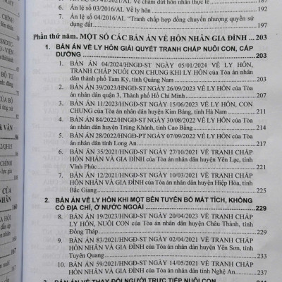 Sách Hướng Dẫn Áp Dụng Pháp Luật Trong Giải Quyết Vụ Việc Về Hôn Nhân Và Gia Đình (V2423D)