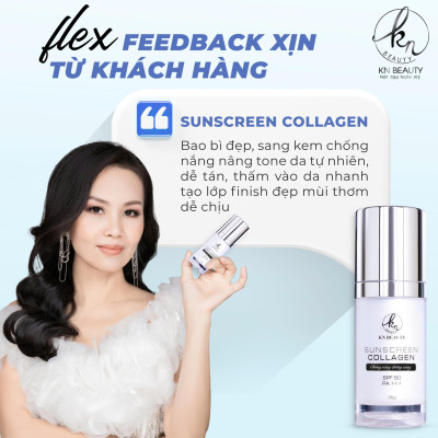Kem chống nắng Sunscreen Collagen KN Beauty 30g
