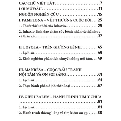 THÁNH INHAXIO LOYOLA-Cuộc đời và bài học thiêng liêng bổ ích