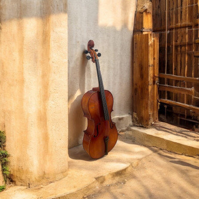 Đàn Cello Woim Saiger Full Size 4/4 Tặng Kèm Bao, Vỉ Kéo, Rosin, Khăn Nhung Lau Đàn.