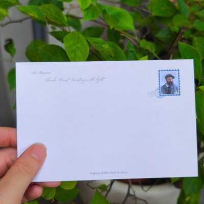 BỘ 100 POSTCARD TRANH MONET, GIẤY MỸ THUẬT 300G CAO CẤP – Nho Xanh