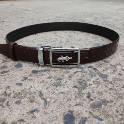 Nịt da cá sấu bản lớn phù hợp bụng bia. Da bụng vân đẹp nhẹ nhàng!