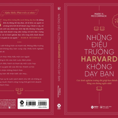 Những Điều Trường Harvard Không Dạy Bạn - Mark H. McCormack (bìa mềm)